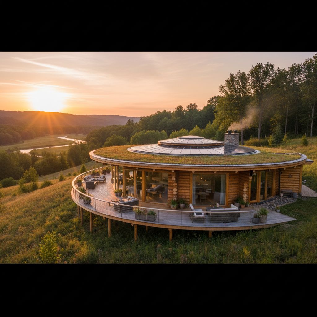 Maison ronde en bois : pourquoi ce modèle séduit de plus en plus