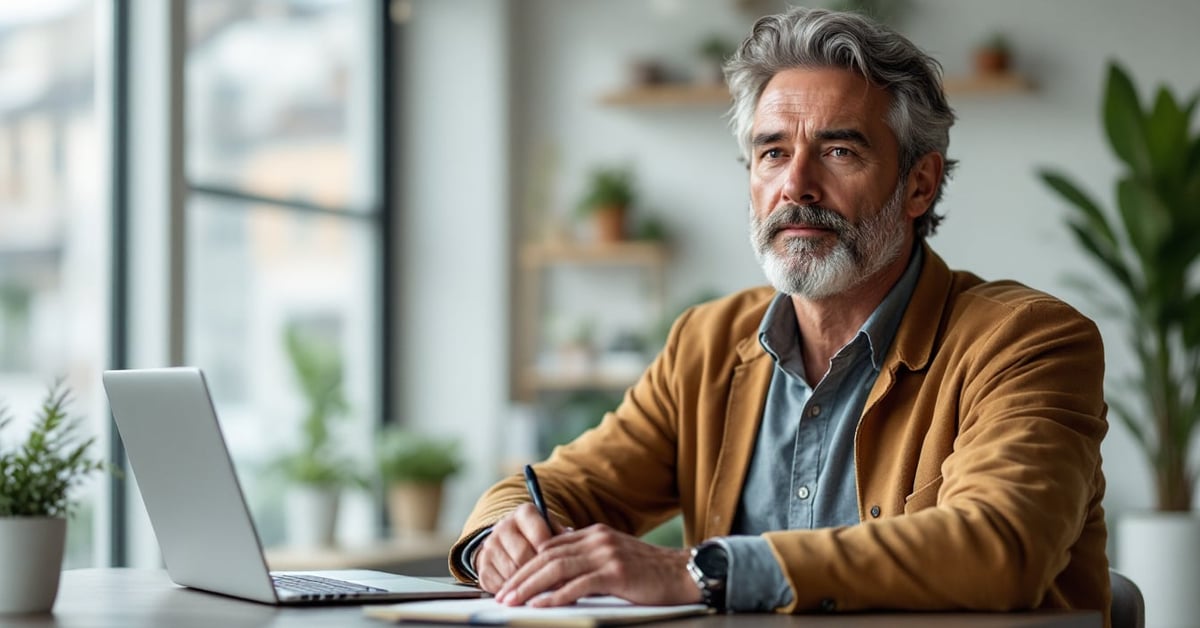 Artisan consultant un contrat d'assurance décennale pour protéger son entreprise de construction