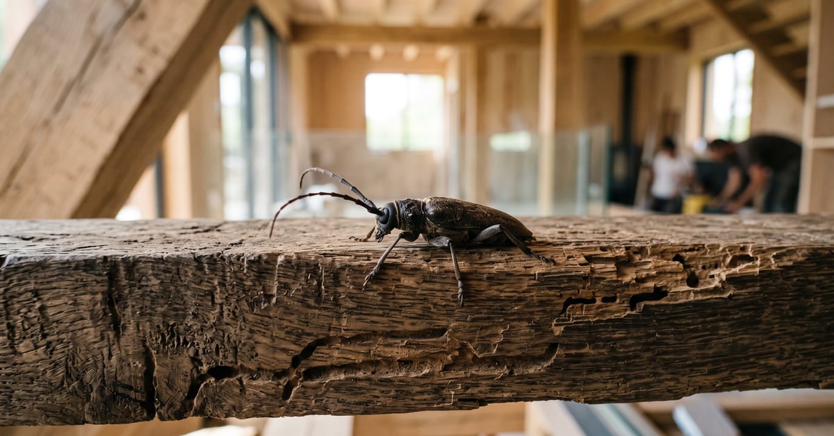 Le capricorne des maisons : reconnaître et éliminer cet insecte du bois
