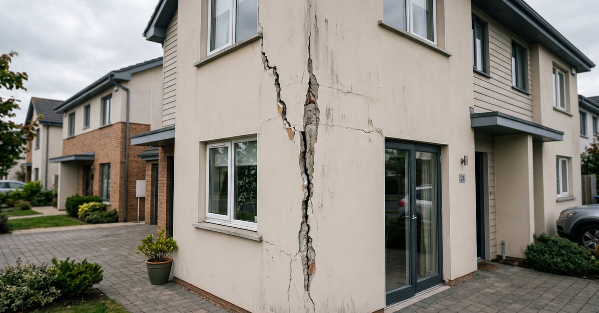 Fissures dans une maison : dangers réels et réparations efficaces
